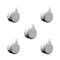 Service Caster 3 Inch MRI Safe Casters, 3/8 Inch Threaded Stem, Set of 5, 5PK SCC-TS02S75-TPR-GRY-381634-MRI-5 - alternate 1